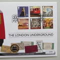 2013 London Underground 150th Anniversary Silver Proof 2 Pounds Coin Cover - UK PNC First Day Cover