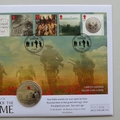 2016 The Battle of the Somme Centenary Silver Proof 5 Pounds Coin Cover - UK PNC First Day Cover