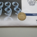 1999 Millennium 2000 25 Crowns Coin Cover - Turks & Caicos Islands PNC First Day Covers