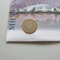 1999 The Millennium 2 Pounds Coin Cover - UK PNC First Day Covers
