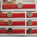 2013 175 Years of Coronation Anniversaries Coin Cover Collection - First Day Coin Covers
