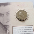 1997 Golden Wedding Commemorative 5 Pounds Crown Coin - UK Royal Mint Coins