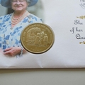 2000 The Centenary of HM The Queen Mother Crown Coin Cover - Isle of Man First Day Covers