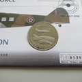 2008 History of the Royal Air Force Avro Anson 1 Dollar Coin Cover - UK PNC First Day Covers