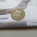 2008 History of the Royal Air Force Airbus Military A400M 1 Dollar Coin Cover - UK PNC First Day Covers
