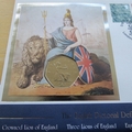 2001 The English Pictorial Definitives 50p Pence Coin Cover - First Day Cover Mercury