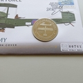 2008 History of the Royal Air Force Vickers Vimy Crown Coin Cover - Gibraltar PNC First Day Covers