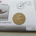 2009 History of the Royal Air Force Patrol Aircraft Crown Coin Cover - Grenada PNC First Day Covers