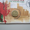 1995 The Welsh One Pound Coin 10th Anniversary 1 Pound Coin Cover - First Day Cover by Mercury