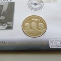 2010 History of the RAF Dambusters Barn Wallis 5 Pounds Coin Cover - Guyana PNC First Day Covers