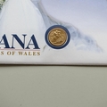 1998 Diana Princess of Wales 22ct Full Gold Sovereign Coin Cover - UK First Day Cover