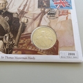 2004 Trafalgar Bicentenary Sir Thomas Hardy Crown Coin Cover - UK PNC First Day Covers
