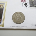 1995 Sherlock Holmes Greek Interpreter 1 Crown Coin Cover - First Day Covers by Mercury