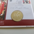 2006 Celebrating A Royal Year Order of the Garter Crown Coin Cover - Solomon Islands FDC's