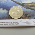 2008 Honouring the Spitfire Silver Proof 5 Pounds Coin Cover - UK PNC First Day Covers