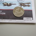 2009 100 Years of Naval Aviation 5 Pounds Coin Cover - St. Helena PNC First Day Covers
