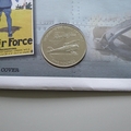 2008 Formation of the RAF 5 Pounds Coin Cover - Tristan Da Cunha PNC First Day Covers