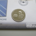 2010 History of the RAF The Red Arrows 5 Pounds Coin Cover - Guyana PNC First Day Covers