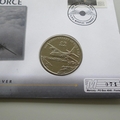 2010 History of the RAF The Hercules 2 Pounds Coin Cover - Dominica PNC First Day Covers