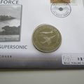 2010 History of the RAF Subsonic to Supersonic Crown Coin Cover - Dominica PNC First Day Covers