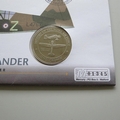 2008 History of the RAF Westland Lysander Crown Coin Cover - BVI PNC First Day Covers
