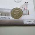 2008 History of the RAF English Electric Lightening Crown Coin Cover - St Helena PNC First Day Covers