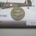 2008 History of the RAF Supermarine Spitfire Dollar Coin Cover - UK PNC First Day Covers