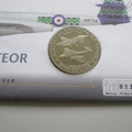 2008 History of the RAF Gloster Meteor 1 Dollar Coin Cover - UK PNC First Day Covers