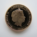 2012 The Queen's Diamond Jubilee Gold Plated 1 Dollar Coin - Lord Snowdon