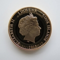 2012 The Queen's Diamond Jubilee Gold Plated 1 Dollar Coin - Informal Photograph
