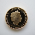 2013 The Queen's Coronation Jubilee Cook Islands 1 Dollar Coin - Doncaster Racecourse