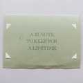 The English One Pound Note - Banknote Memento