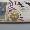 1996 Centennial Olympic Games Gold Medal Winners First Day PNC Cover - Greg & Jon Searle - Benham