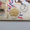 1996 Centennial Olympic Games Gold Medal Winners First Day PNC Cover - Lynn Davies - Benham
