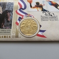 1996 Centennial Olympic Games Gold Medal Winners First Day PNC Cover - Richard Meade - Benham