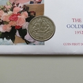 2002 The Queen's Golden Jubilee $1 Dollar Coin Cover - Guyana First Day PNC Covers