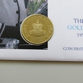 2002 The Queen's Golden Jubilee 50p Coin Cover - Liberia First Day PNC Covers