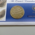 2003 Queen's Coronation Jubilee $1 Dollar Coin Cover - Isle of Man First Day PNC Covers