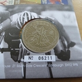 2011 London 2012 Olympic Games Final Push To The Line 5 Pounds Coin Cover - Royal Mail First Day Cover