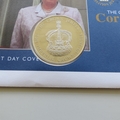 2003 The Queen's Coronation Jubilee 5 Crowns Coin Cover - Tokelau PNC First Day Covers - Crown