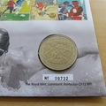 2010 London 2012 Olympics The Games Spring To Life 5 Pounds Coin Cover - Royal Mail First Day Cover