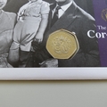 2003 The Queen's Coronation Jubilee 50p Pence Coin Cover - Kiribati PNC First Day Covers - ER