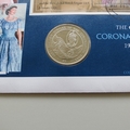 2003 Queen's Coronation Jubilee 1 Dollar Coin Cover - Zambia PNC First Day Covers