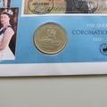 2003 Queen's Coronation 1 Dollar Coin Cover - Dominica PNC First Day Covers