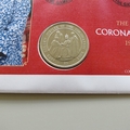 2003 Queen's Coronation Jubilee 1 Dollar Coin Cover - The Gambia PNC First Day Covers
