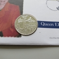 2002 The Queen's Golden Jubilee Silver 1 Dollar Coin Cover - Canada PNC First Day Covers