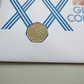 2014 Glasgow 2014 Commonwealth Games 50p Pence Coin Cover - Royal Mail First Day Covers