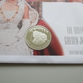 2002 The Queen's 50 Year Golden Jubilee Silver 50p Coin Cover - Gibraltar PNC First Day Covers