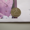 2002 The Queen's Golden Jubilee BU 5 Dollars Coin Cover - UK PNC First Day Covers