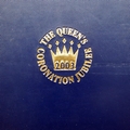 2003 The Queen's Coronation Jubilee Coin Cover Album - PNC First Day Covers Binder - Folder
